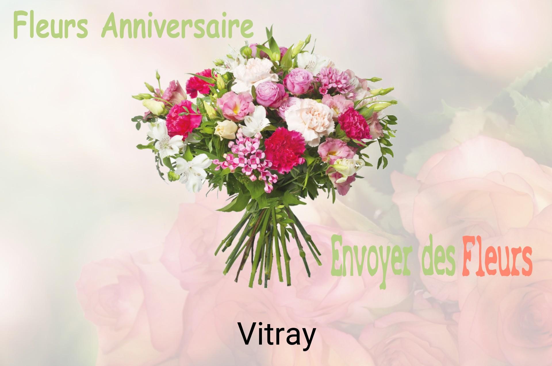 Bouquet de fleurs d’anniversaire livré à Vitray