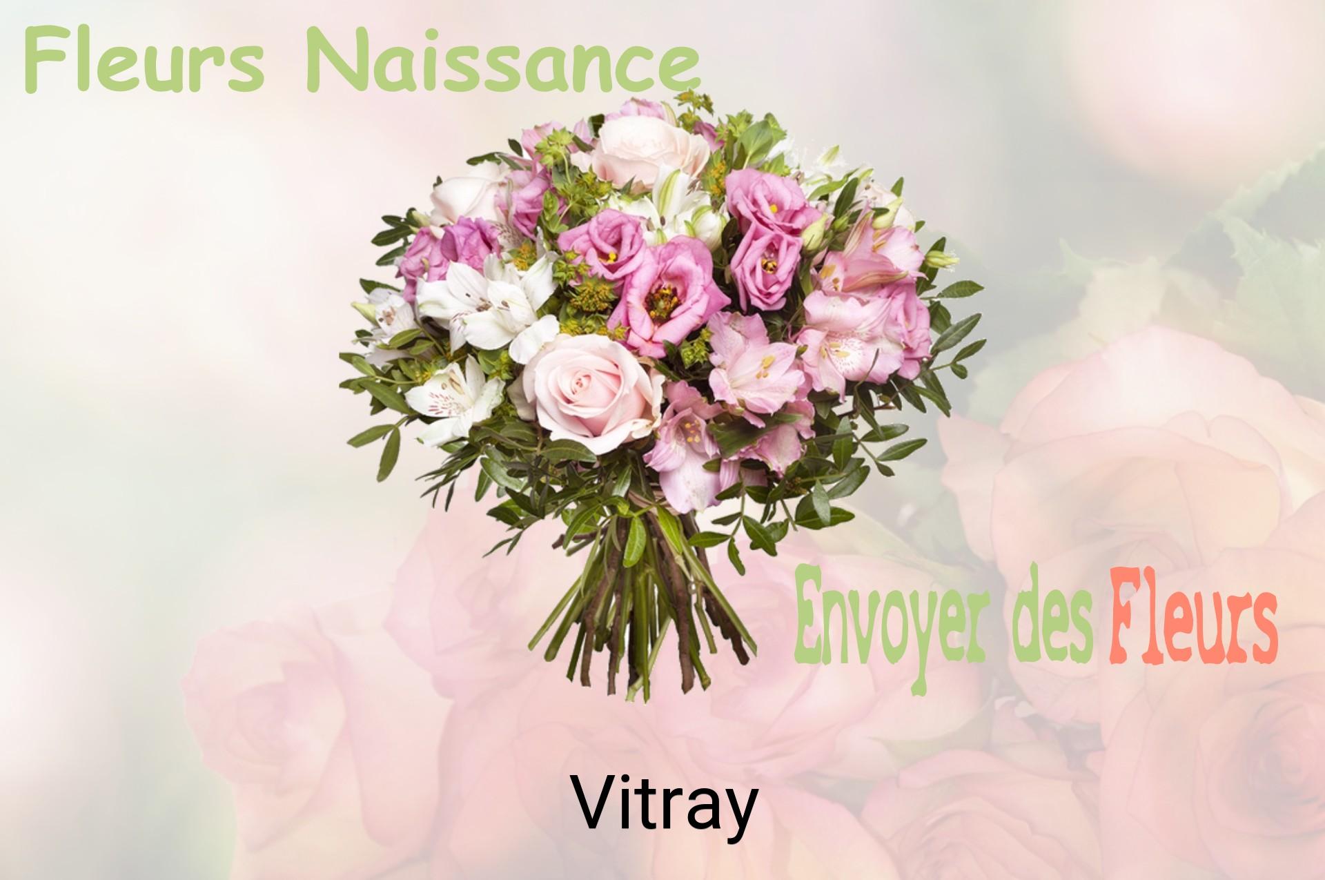 Bouquet de fleurs de naissance livré à Vitray